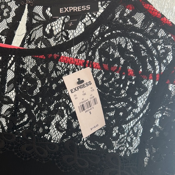 EXPRESS Small Lace Black Dress 🖤🔥 - Picture 4 of 10